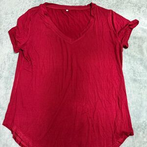 Unbranded Women's Red and Pink T-shirt